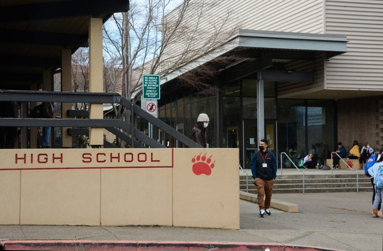 Ashland High School on Tuesday, Jan. 11, 2022, at lunch time. Drew Fleming photo