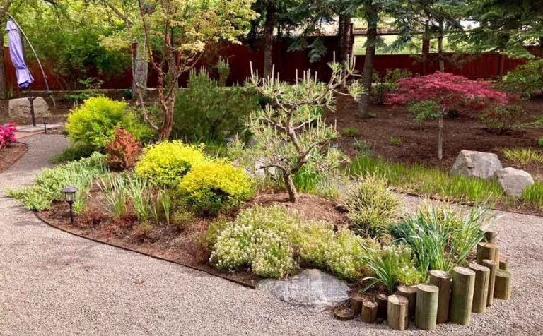 Lorraine Vail's and Ed Smith's garden at 780 Walker St. Larry Rosengren photo