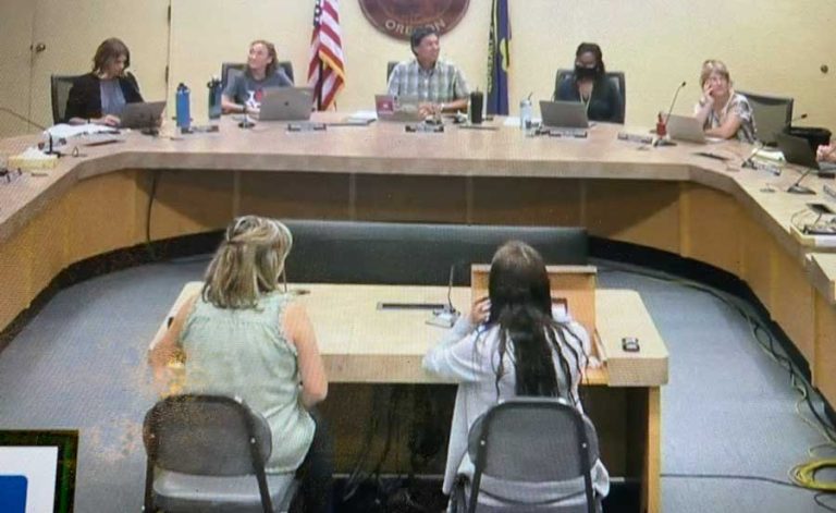Members of the Ashland School Board held a public meeting in person Monday night for the first time in months.