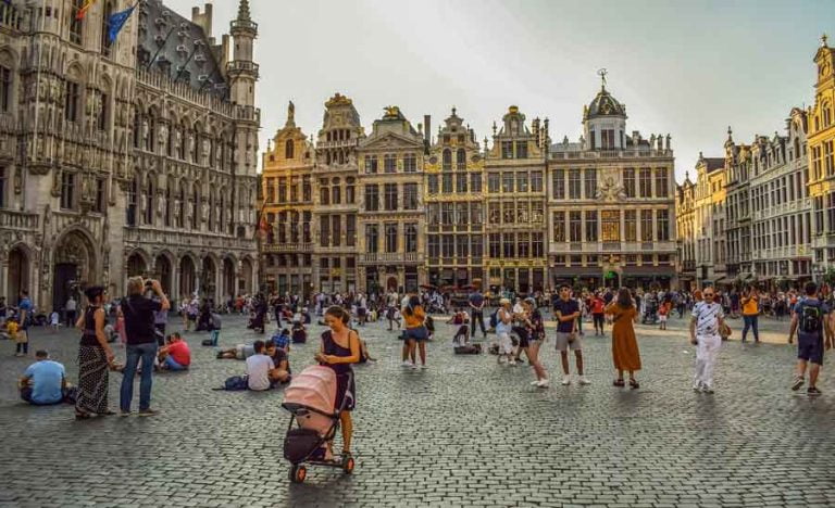 Image of a town square in Belgium by Dimitris Vetsikas from Pixabay.