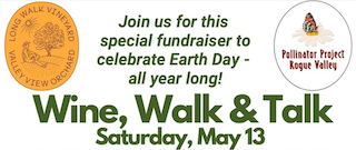 Wine Walk and Talk at  Long Walk Vineyard / Valley View Orchard, Ashland