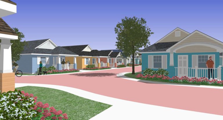 New Village homes