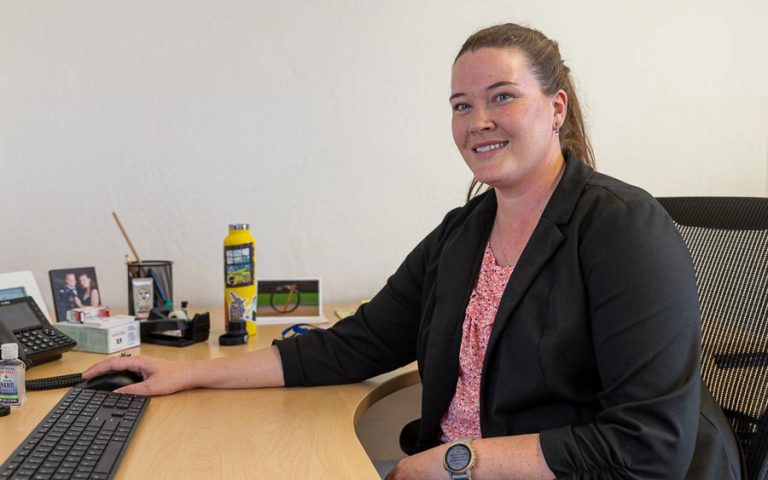 Ashland Deputy City Manager Sabrina Cotta in March 2022. Ashland.news photo by Bob Palermini