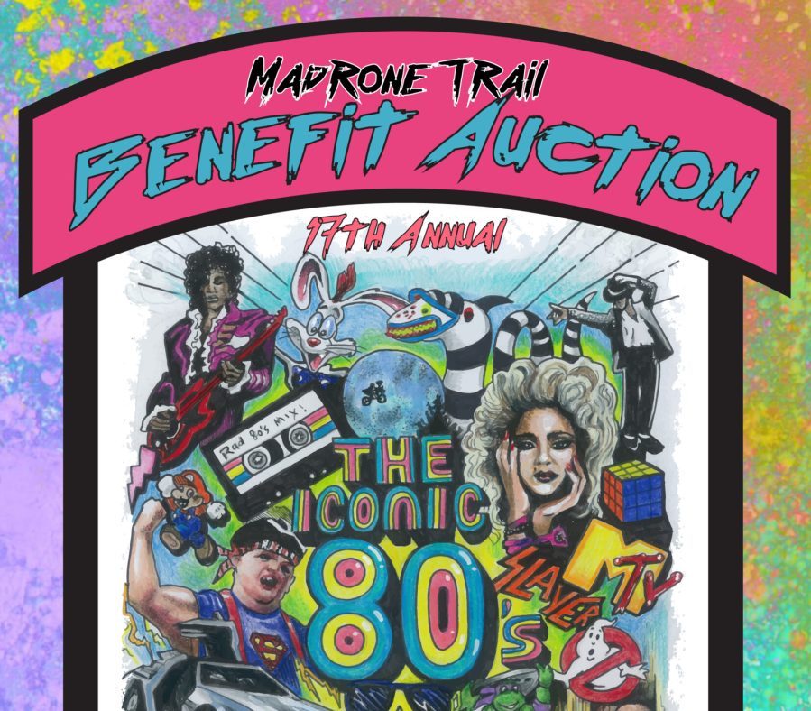 Madrone Trail Public Charter School 80s-themed auction