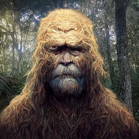 Sasquatch in the woods from <a href="https://commons.wikimedia.org/wiki/File:Sasquatch_in_the_woods.jpg" target="_blank" rel="noreferrer noopener">commons.wikimedia.org</a>, Creative Commons Attribution-Share Alike 4.0 license Sasquatch in the woods