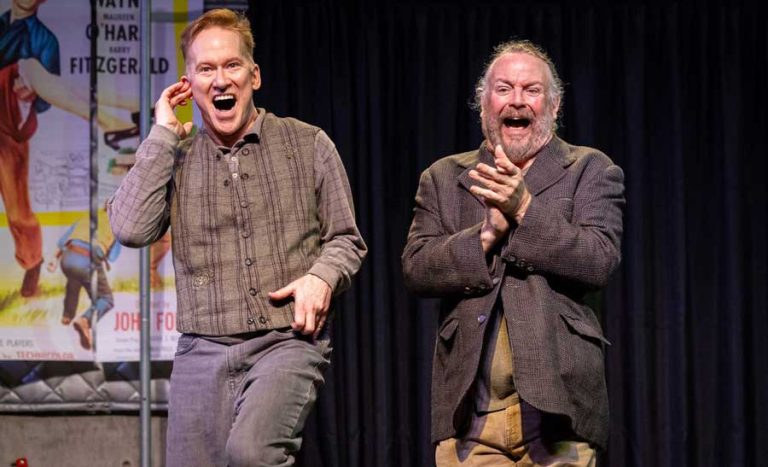 Dan Donohue, left, and Ray Porter take on many roles in "Stones.in His Pockets." Photo by Bob Palermini