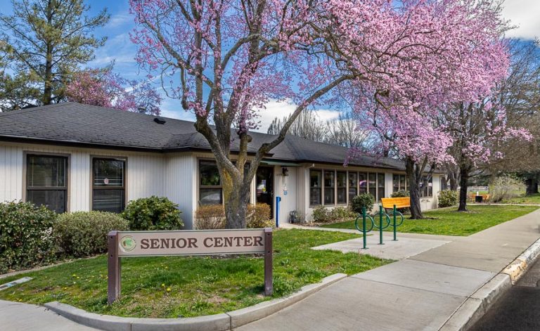 The Ashland Senior Center could have its service hours reduced if a proposed utility fee is not approved by the City Council. Ashland.news photo by Bob Palermini