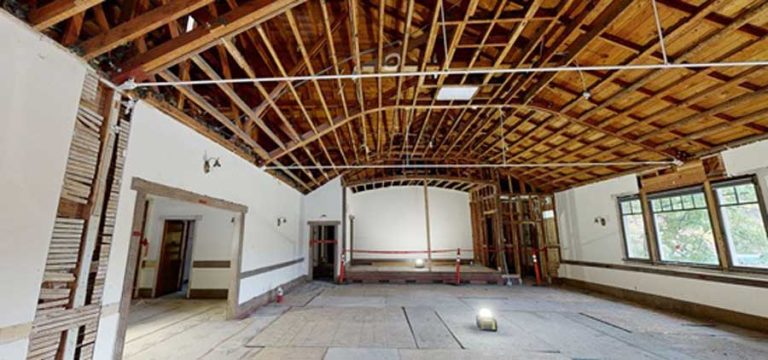 The interior of the Ashland Community Center after initial refurbishing work. City of Ashland photo
