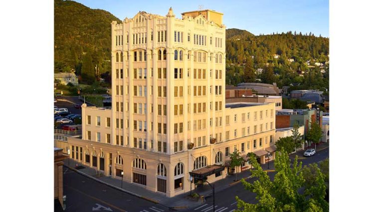 The Ashland Springs Hotel, which opened in as the Lithia Hotel in 1924, is celebrating its 100th year of existence. Lithia Springs Hotel photo