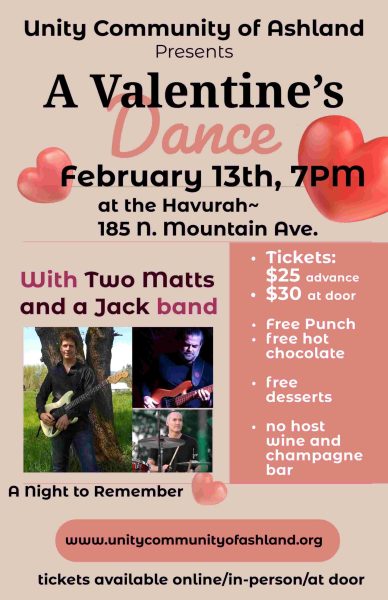 Valentine’s Dance with Two Matts and A Jack Band at UCOA