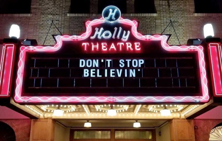 The Holly Theatre offical reopening is scheduled for Thursday, March 13. Photo courtesy of the Holly Theatre