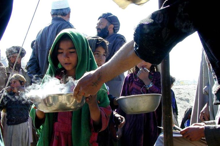 The U.S. set aside money to help feed the people in Afghanistan, many of whom are suffering from severe malnutrition. President Biden chose not to spend it. Under President Trump, the money may be used of offset U.S. tax cuts. Photo from Pixio