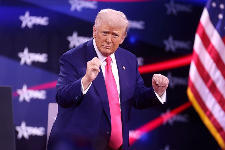 President Donald Trump at the 2025 Conservative Political Action Conference. Trump administration tax and spending policies will cost the state of Oregon an estimated $888 million over the next two fiscal years. Gage Skidmore photo