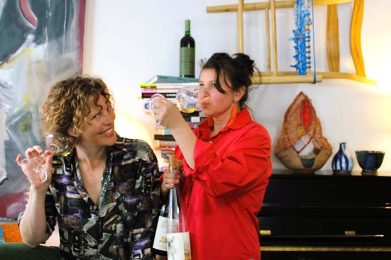 Georgina Ruff, left, and Megita Denton on Wednesday, June 4, will open Panache & Gusto, a summer pop-op at Le Petit Café Crêperie, 10 Water St. They will offer female-driven wines. Submitted photo