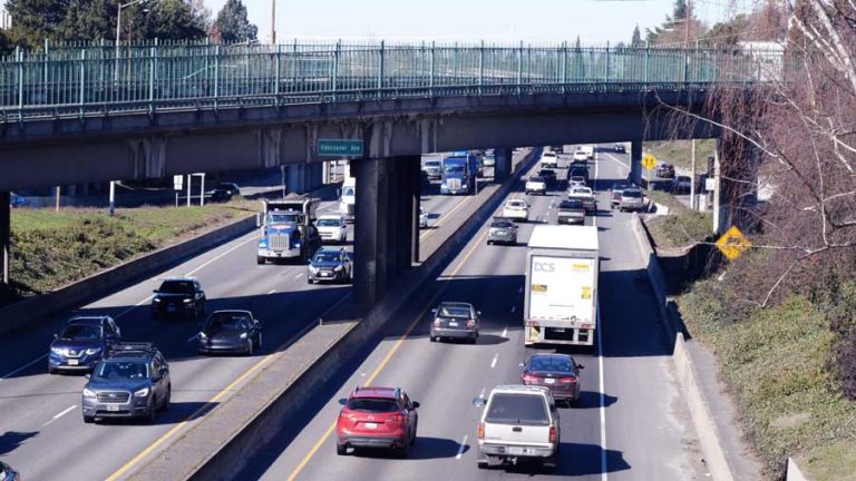 Traffic on Interstate 5 in Portland. It’s been a bumpy road for 2025 Transportation Reinvestment Package, or TRIP, meant to pay for road and bridge infrastructure and provide the Oregon Department of Transportation with funding needed to avoid a $350 million deficit in the year ahead and to avoid laying off up to 1,000 employees. Oregon Department of Transportation/Flickr