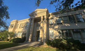A view of Lincoln School not long after it was closed due to concerns about its structural integrity. Ashland.news photo by Holly Dillemuth